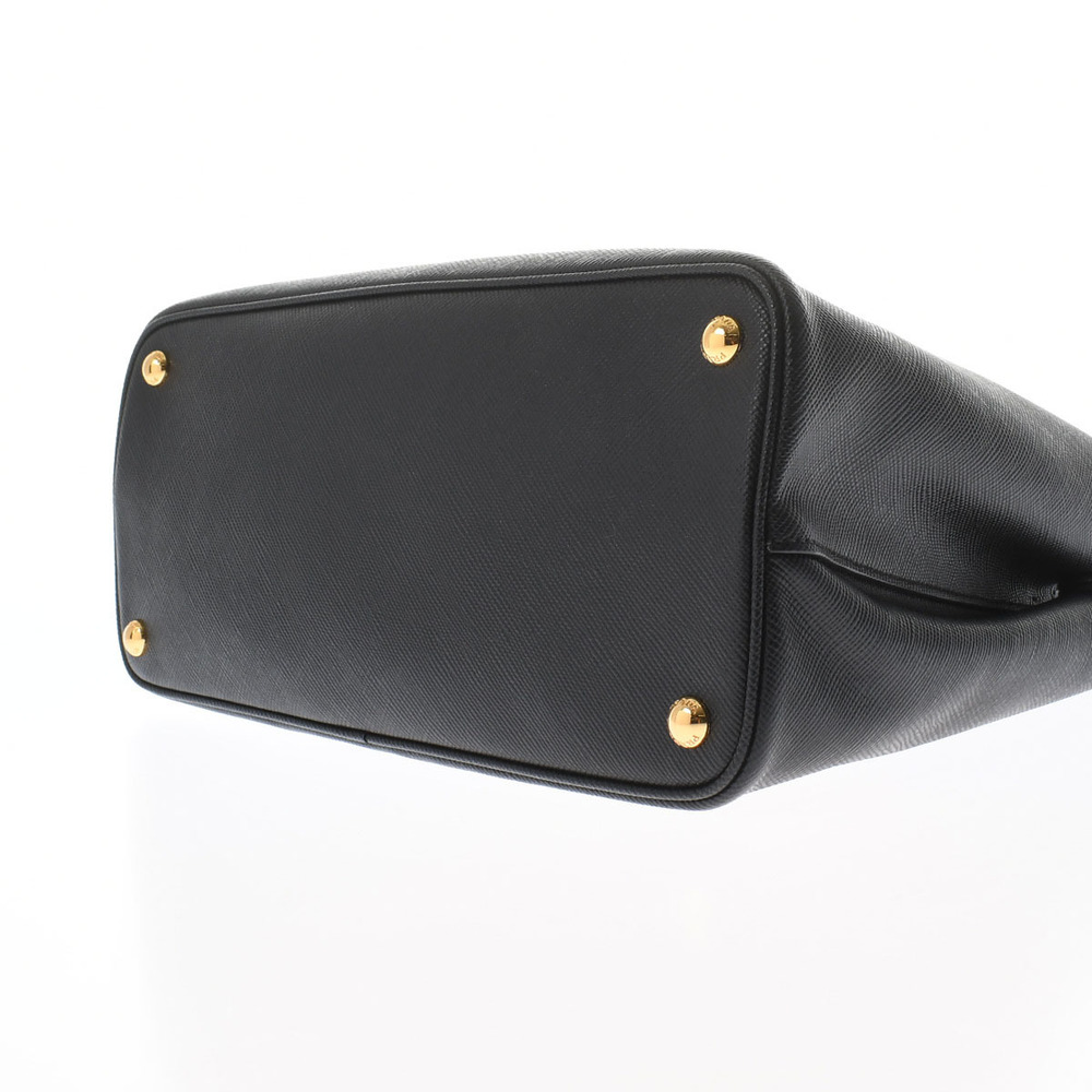 Prada Tote Bag Gold Hardware Saffiano 2way Bag Black - Picture 4 of 10